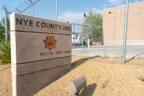 The Nye County Jail in Pahrump.(John Clausen/Pahrump Valley Times)