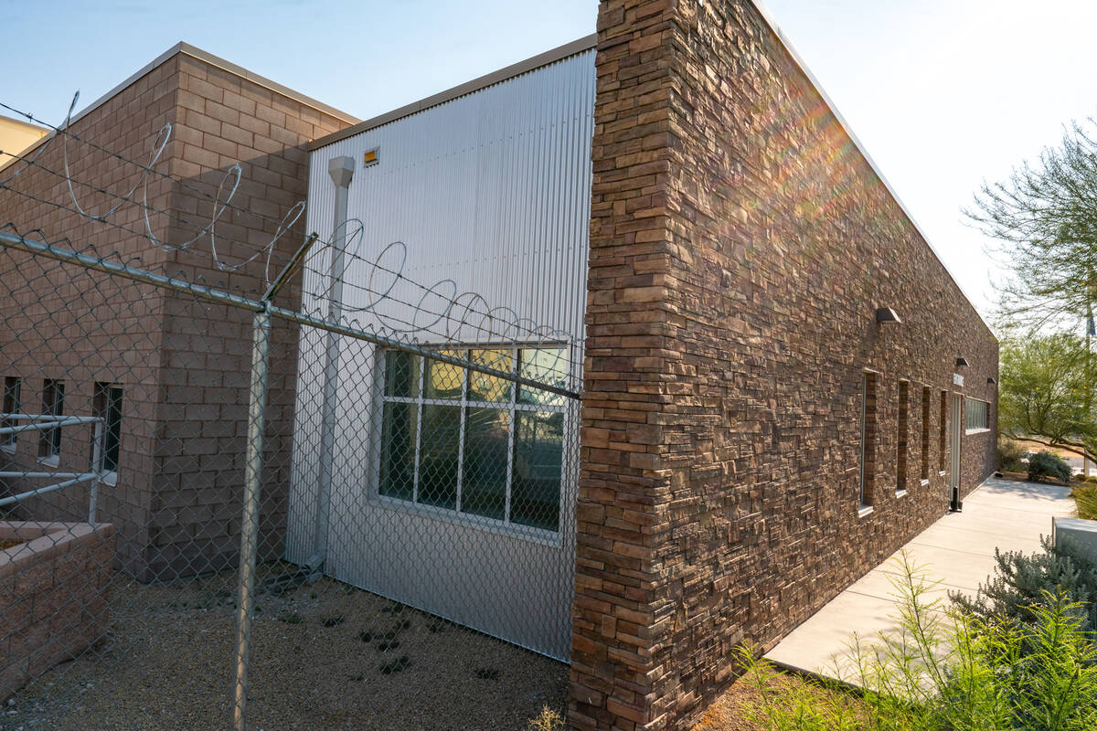 The Nye County Jail in Pahrump. (John Clausen/Pahrump Valley Times)