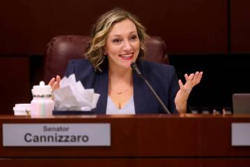 Senate Majority Leader Nicole Cannizzaro, D-Las Vegas. (K.M. Cannon/Las Vegas Review-Journal)