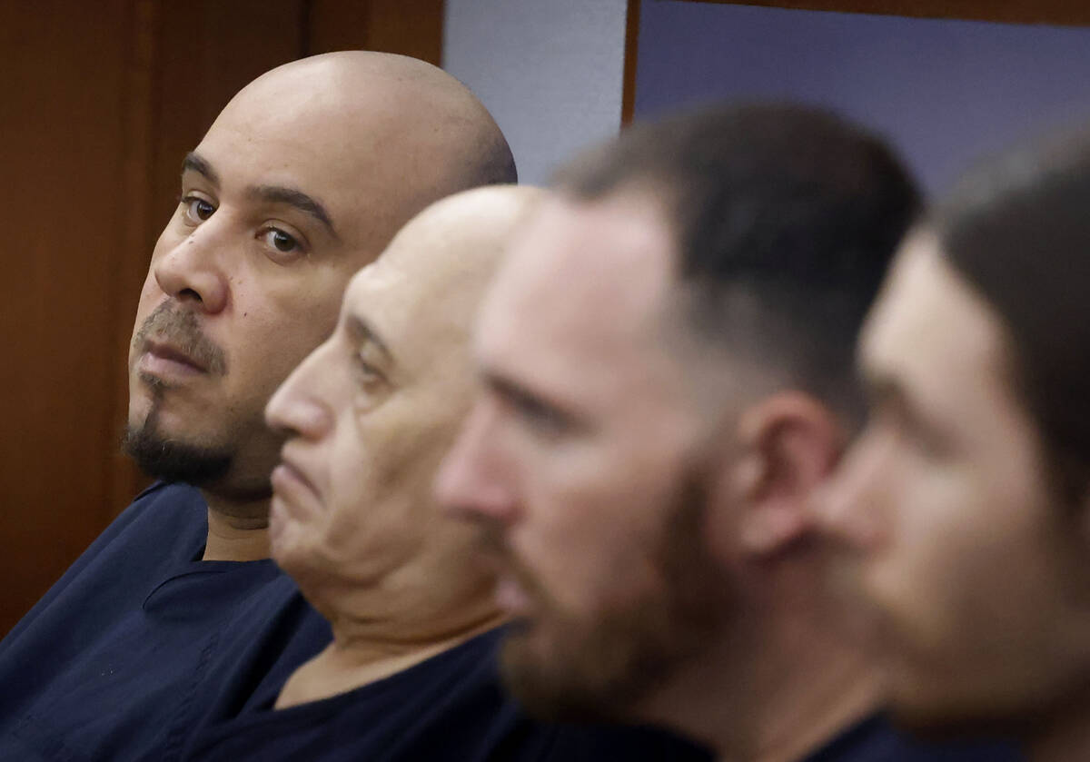 Robert Salone, left, who pleaded guilty in April to counts of murder and attempted murder for t ...