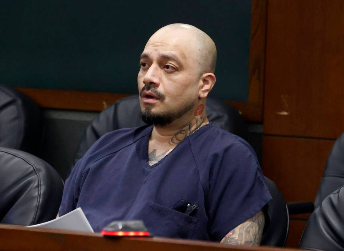 Manuel Ruiz, suspected in a livestreamed Strip shooting that left two dead, appears in court du ...