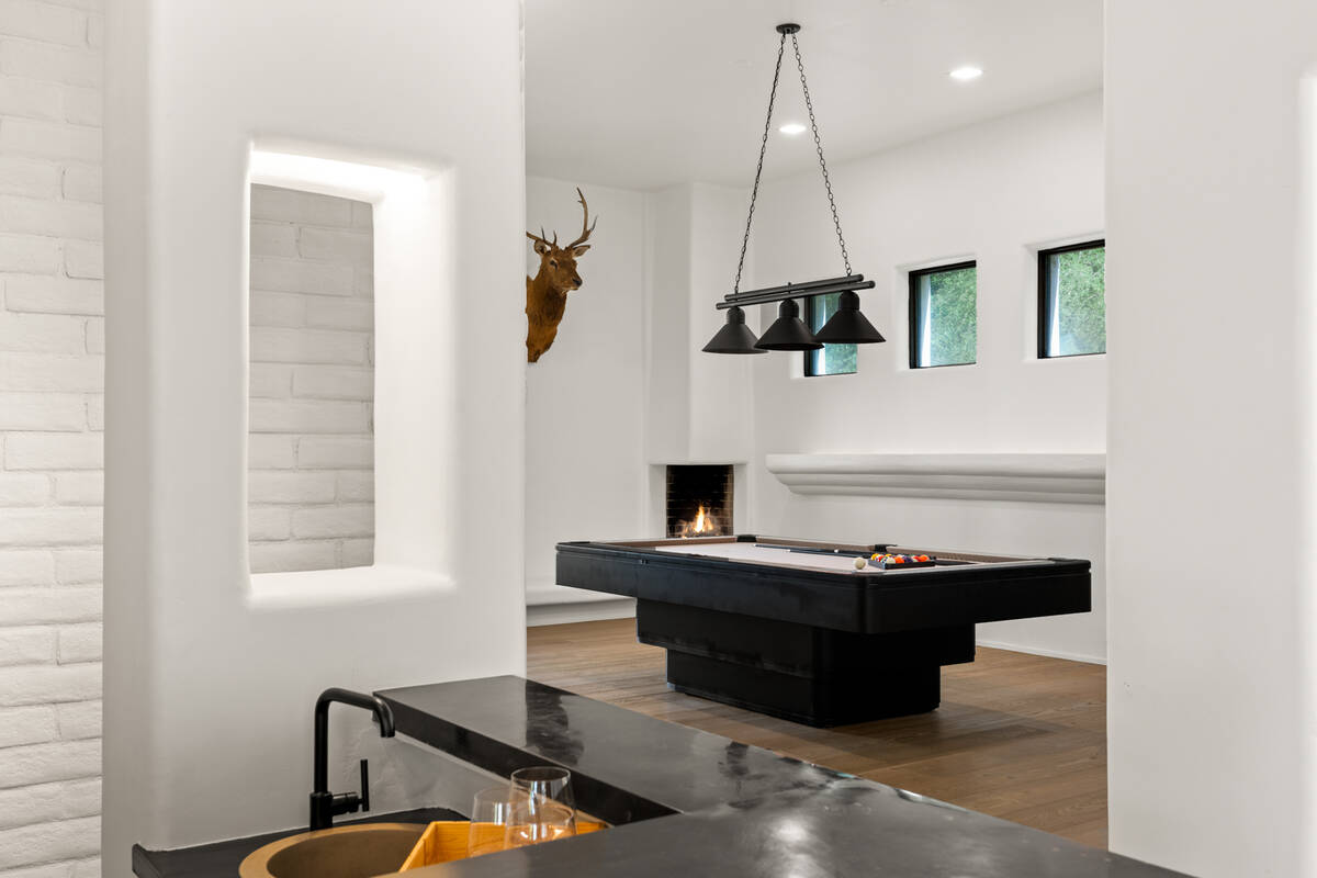 The interior of an equestrian facility at 7330 N. Rainbow Blvd. in Las Vegas. (Rooted Elements ...