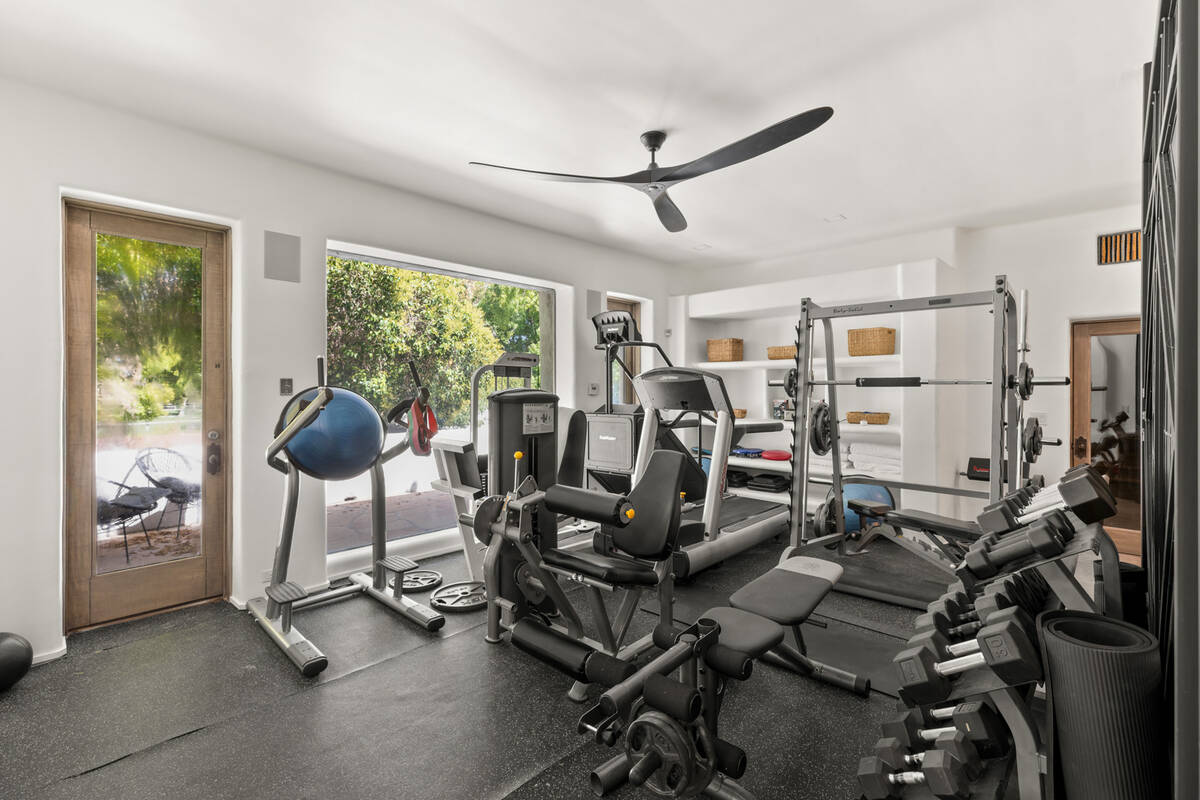 The interior of an equestrian facility at 7330 N. Rainbow Blvd. in Las Vegas. (Rooted Elements ...