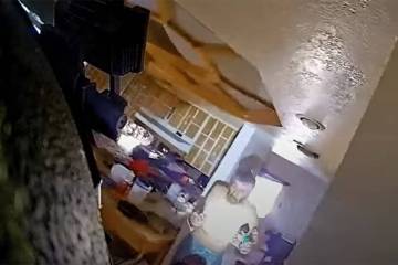 In a still photo from a video provided by the Henderson Police Department, Bruce Ayer, 71 is sh ...