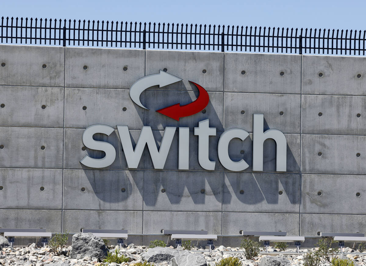 Switch's data center at S Decatur Boulevard is seen on Wednesday, July 23, 2025, in Henderson. ...
