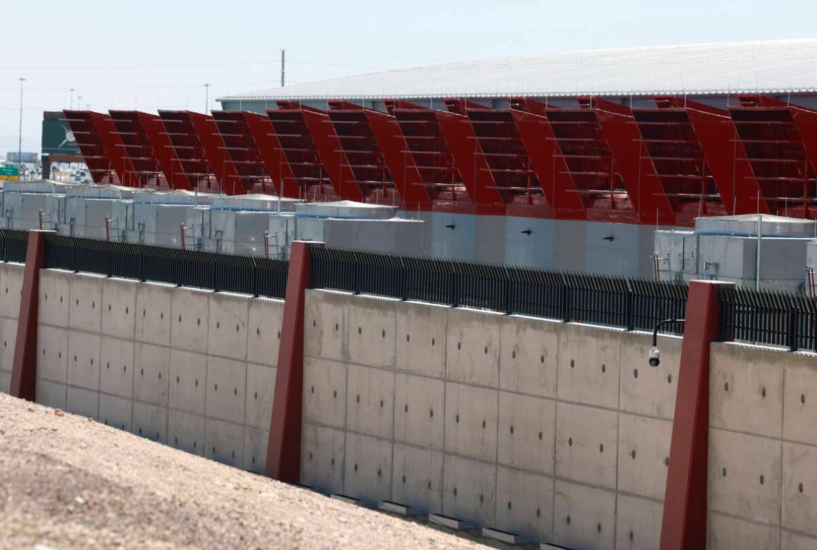 Switch's data center at S Decatur Boulevard is seen on Wednesday, July 23, 2025, in Henderson. ...