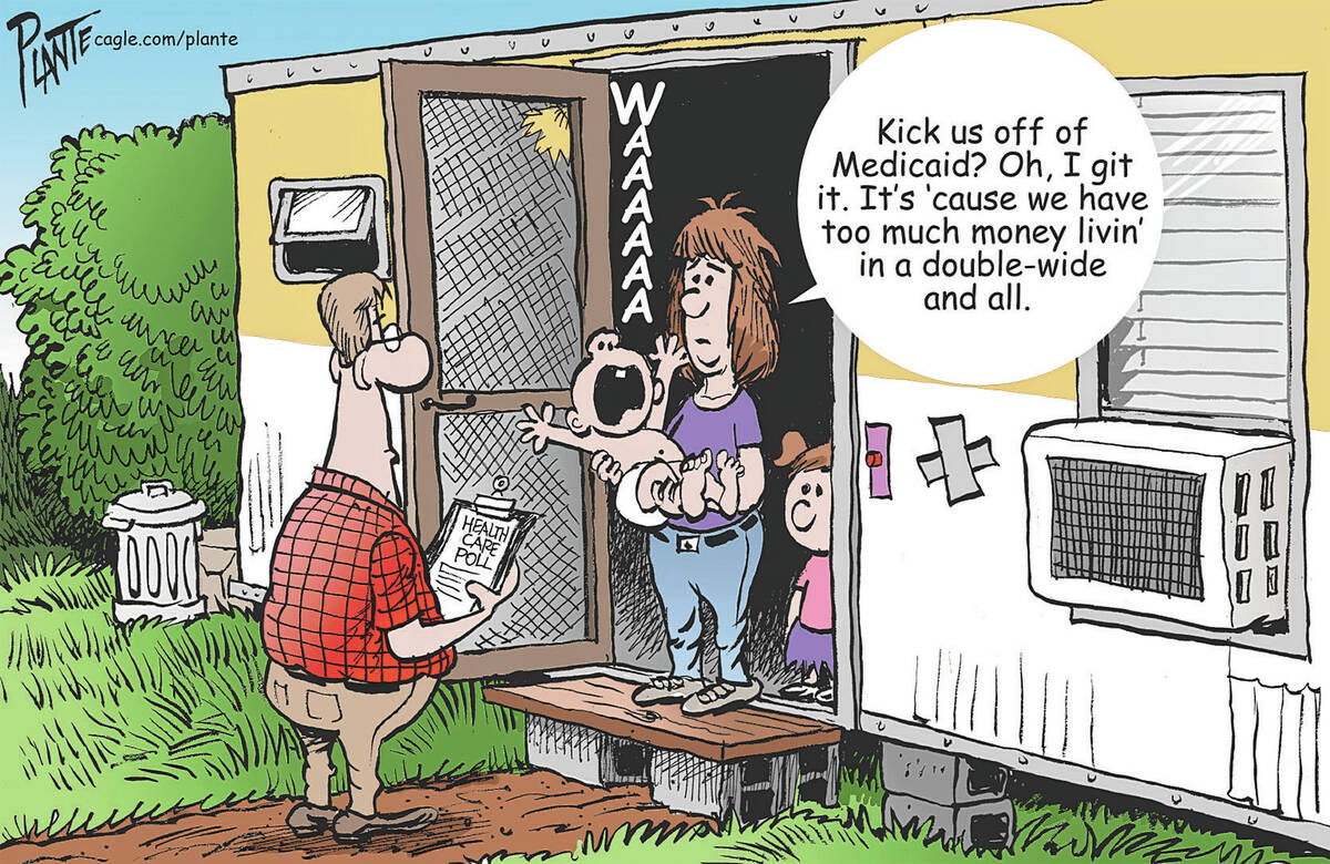 Kick us off of Medicaid?, Big Beautiful Bill, Big ugly Bill, poor, double-wide, GOP, RNC, Repub ...