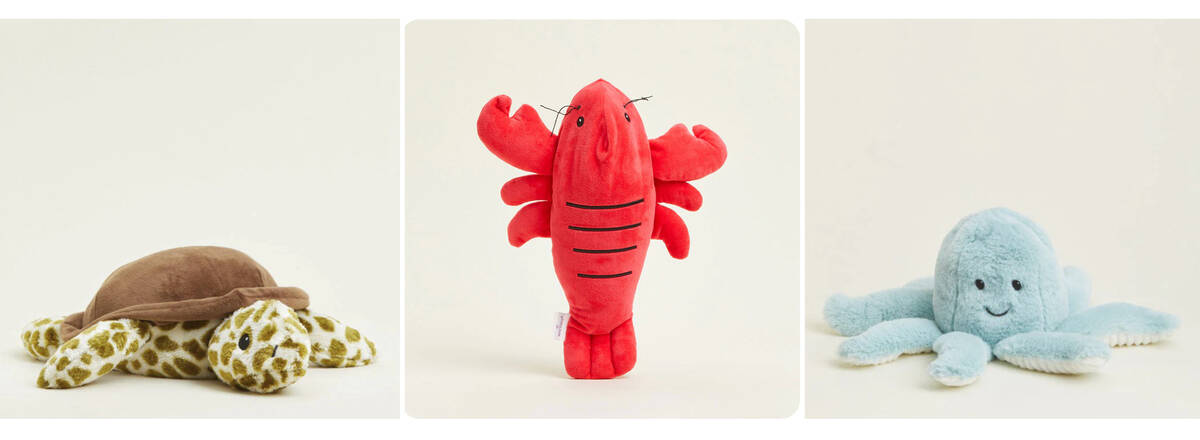 Warmies plush animal toys that can be popped in the freezer to provide cooling comfort. (Warmies)