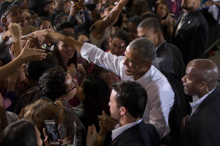 Former President Barack Obama. Las Vegas Review-Journal