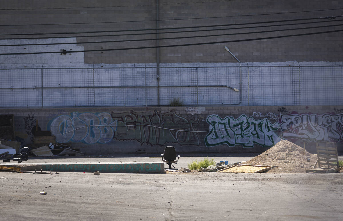Debris and other items are seen in a lot at 3563 Procyon St., which is slated for future apartm ...