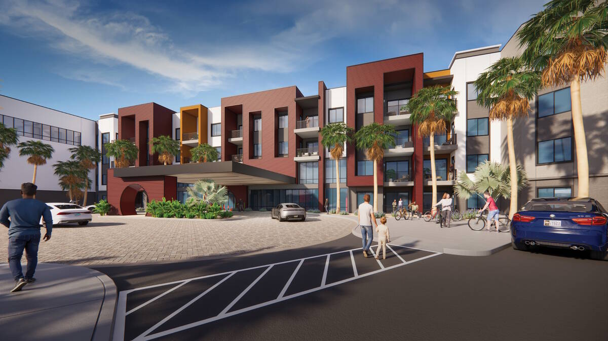 Fore Property Co. aims to break ground in November on a new mixed-use project, a rendering of w ...