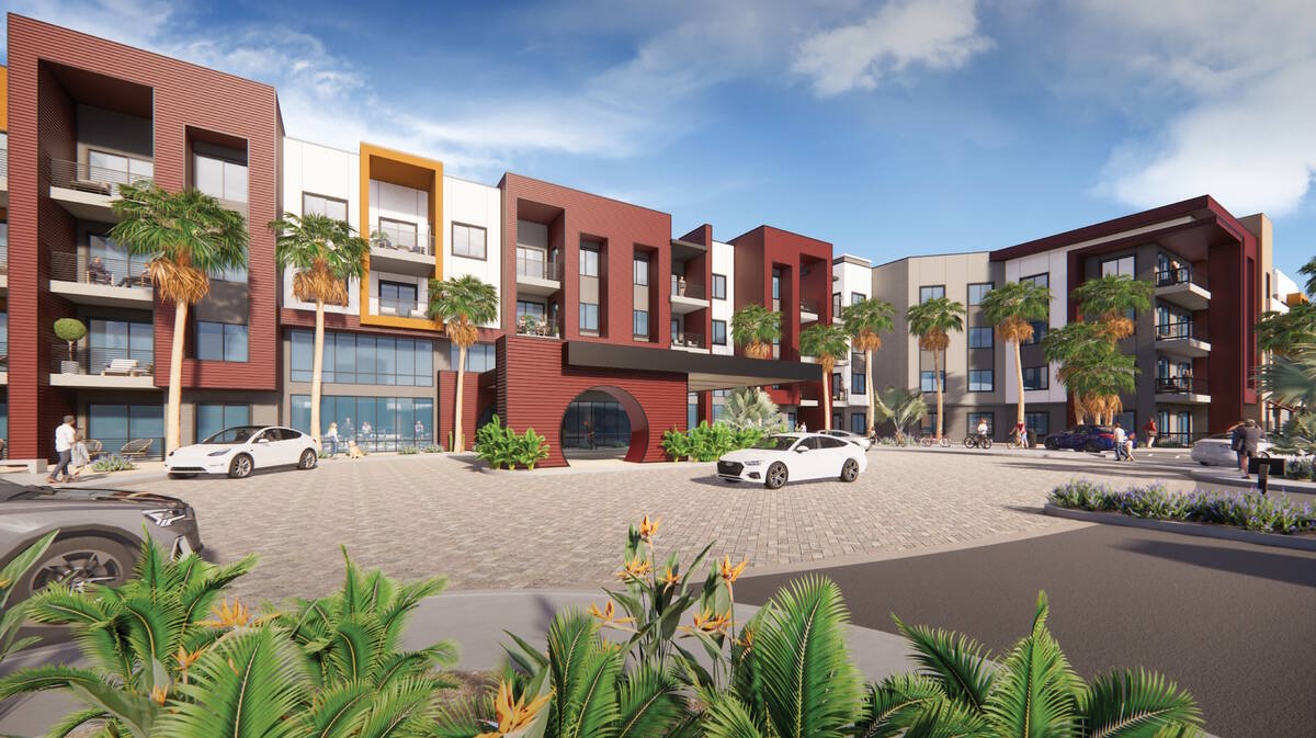 Fore Property Co. aims to break ground in November on a new mixed-use project, a rendering of w ...