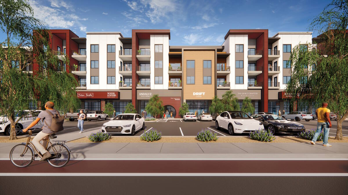 Fore Property Co. aims to break ground in November on a new mixed-use project, a rendering of w ...