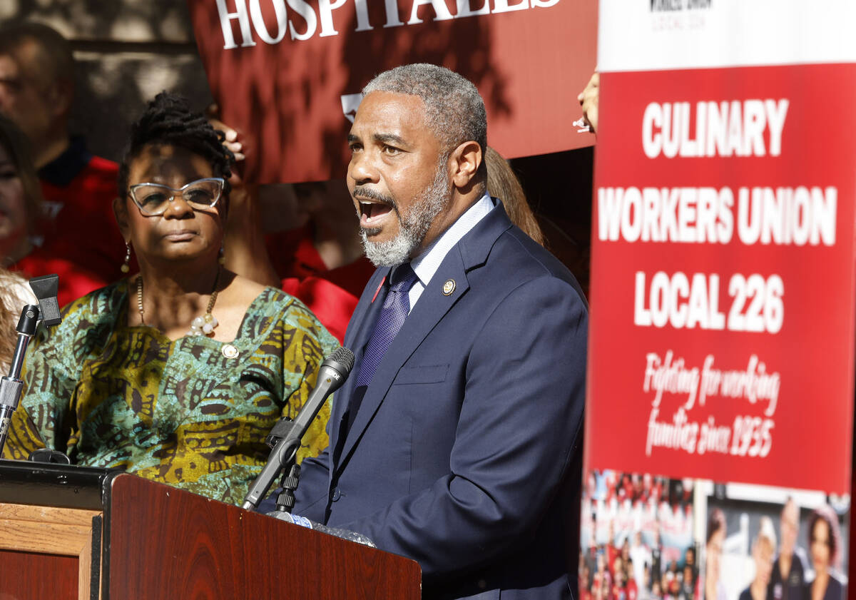Rep. Steven Horsford, D-Nev., speaks against President Donald Trump's Big Beautiful Bill during ...