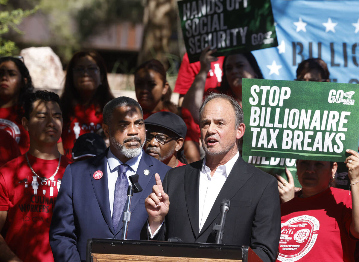 Stephen Hamile, COO of Sol-Up, speaks against President Donald Trump's Big Beautiful Bill as Re ...