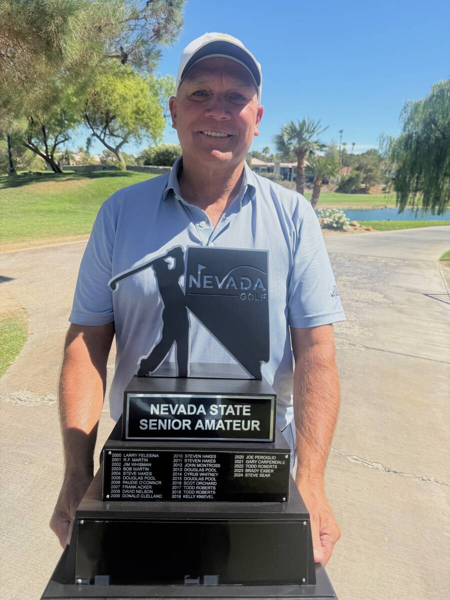 Steve Sear, 2025 Nevada Senior Amateur champion (SNGA)