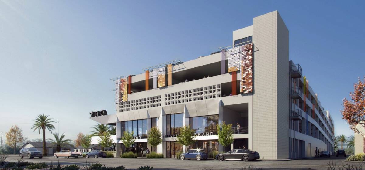 Renderings of the 18b Las Vegas Arts District Parking Garage (City of Las Vegas/KGA Architecture)