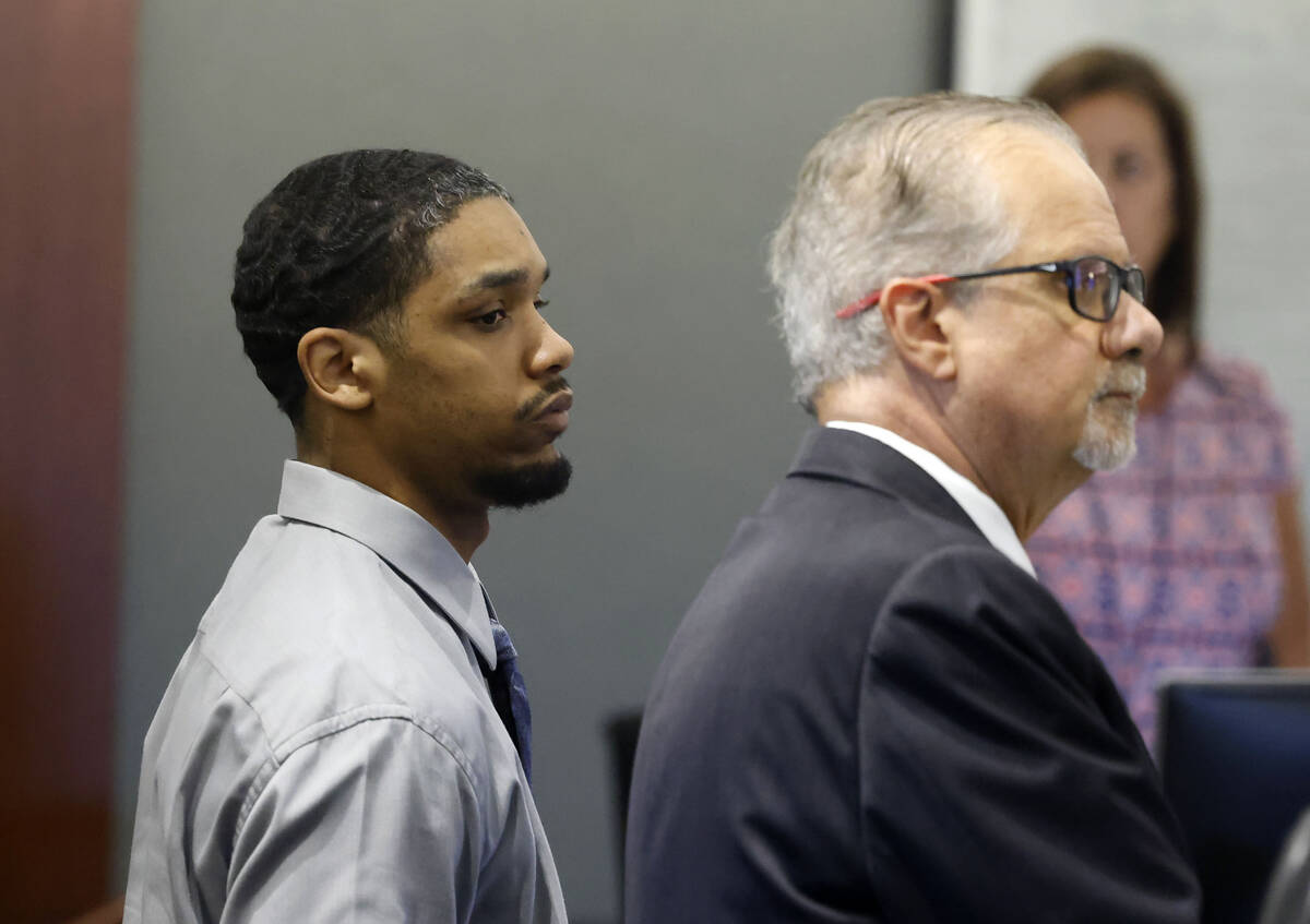 Isaac George is seen with attorney Ozzie Fumo during his trial for the killing of Angelina Eriv ...
