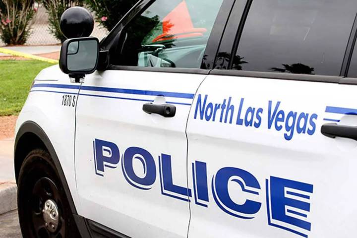 North Las Vegas Police vehicle. (Las Vegas Review-Journal)