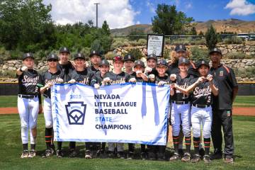 The Summerlin South Little League baseball team. (Next Level Sports Photography)