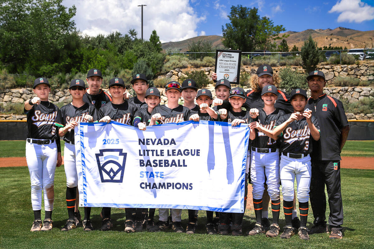 The Summerlin South Little League baseball team. (Next Level Sports Photography)