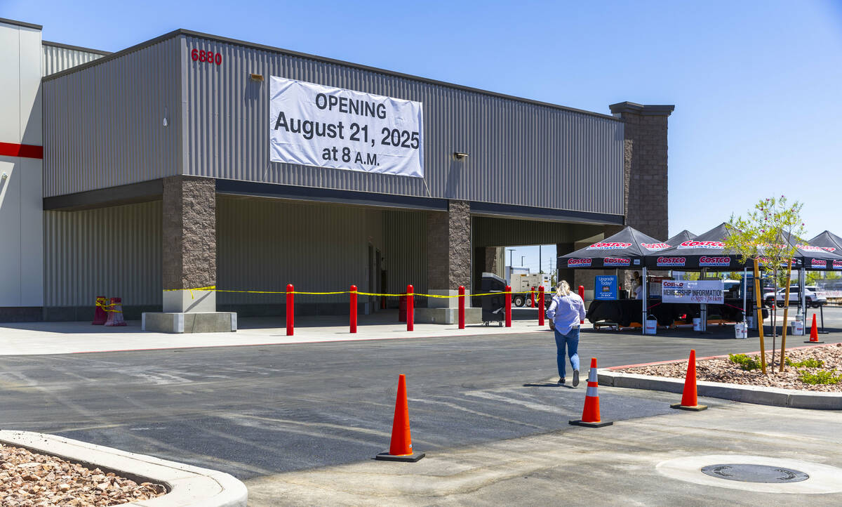 Exterior of the newest Costco which will open soon in the southwest valley on Wednesday, July 3 ...