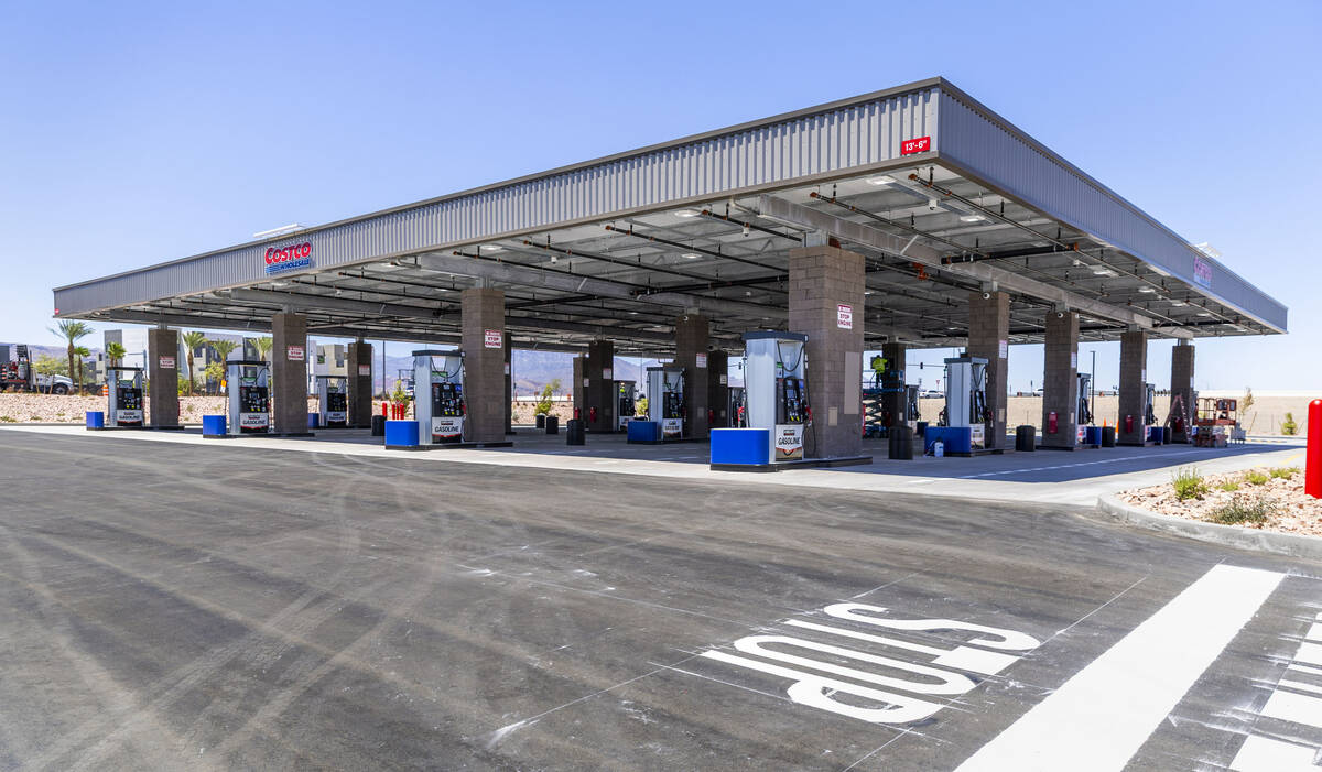 Exterior of the gas station outside the newest Costco which will open soon in the southwest val ...