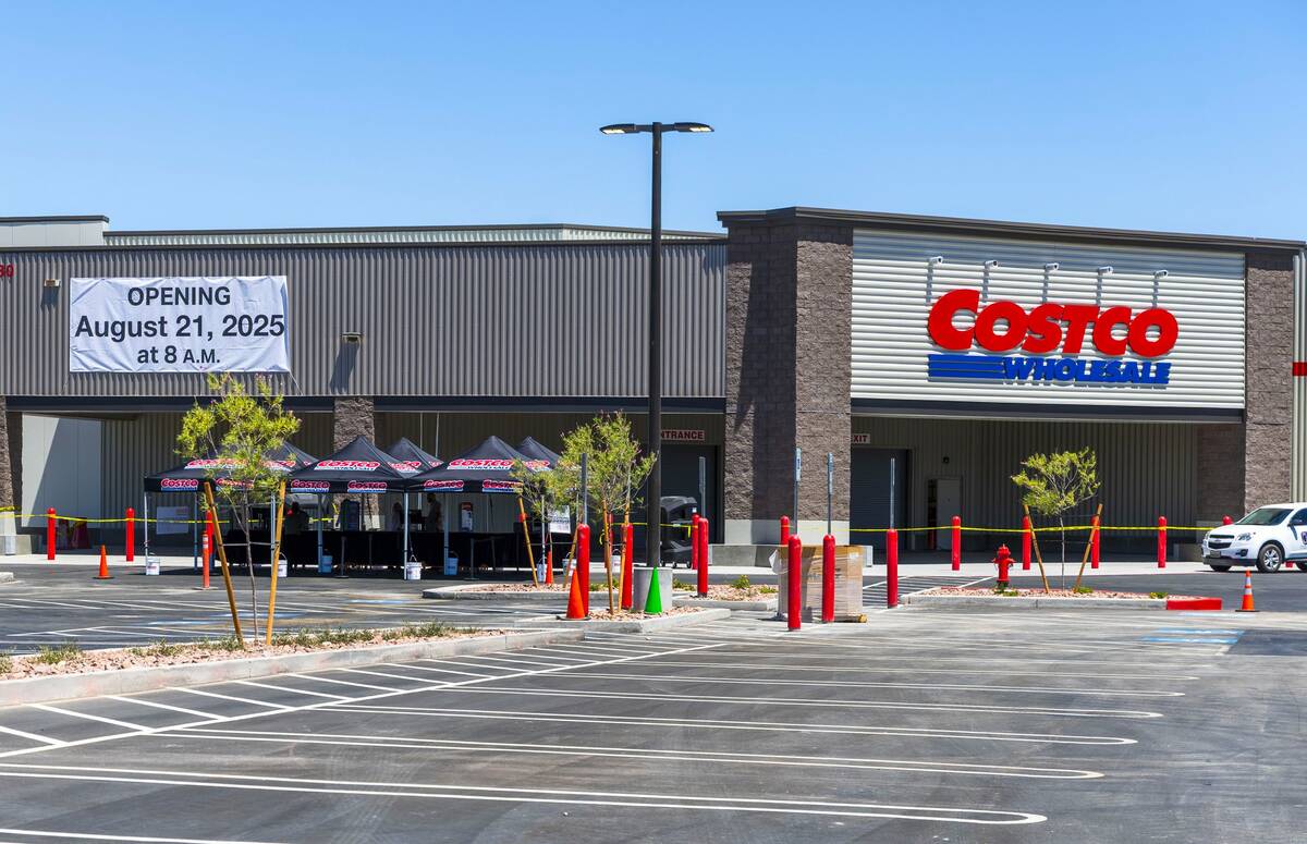 Exterior of the newest Costco which will open soon in the southwest valley on Wednesday, July 3 ...