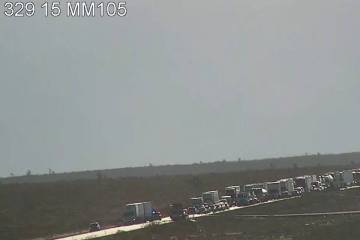 The Nevada Highway Patrol is investigating a fatal crash Thursday morning near Mesquite. (RTC)