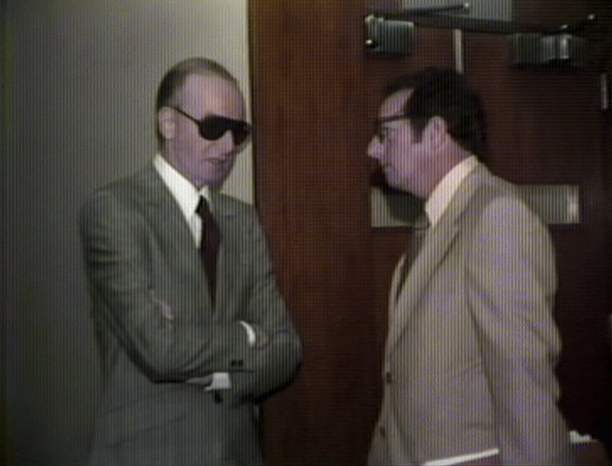 Casino executive Frank "Lefty" Rosenthal, left, takes with attorney Oscar Goodman in 1975. Good ...