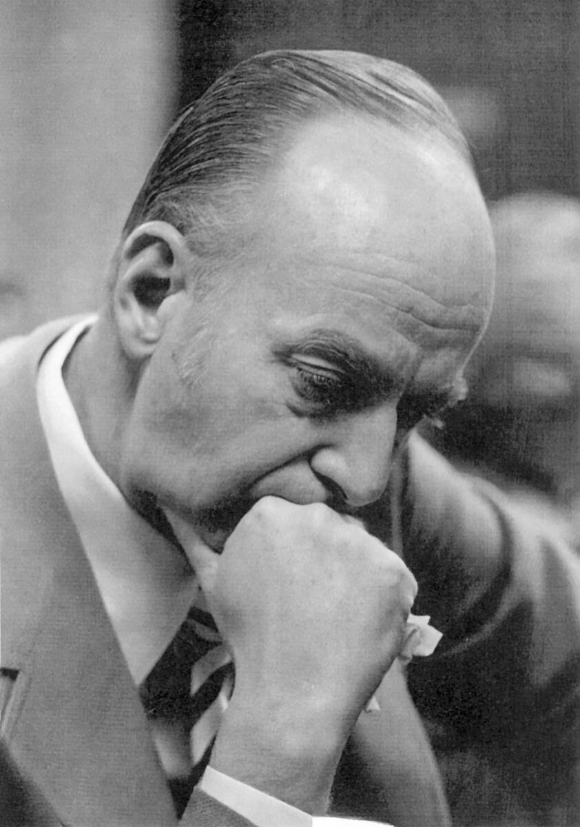 Las Vegas casino operator Frank "Lefty" Rosenthal is shown in this undated Review-Journal file ...