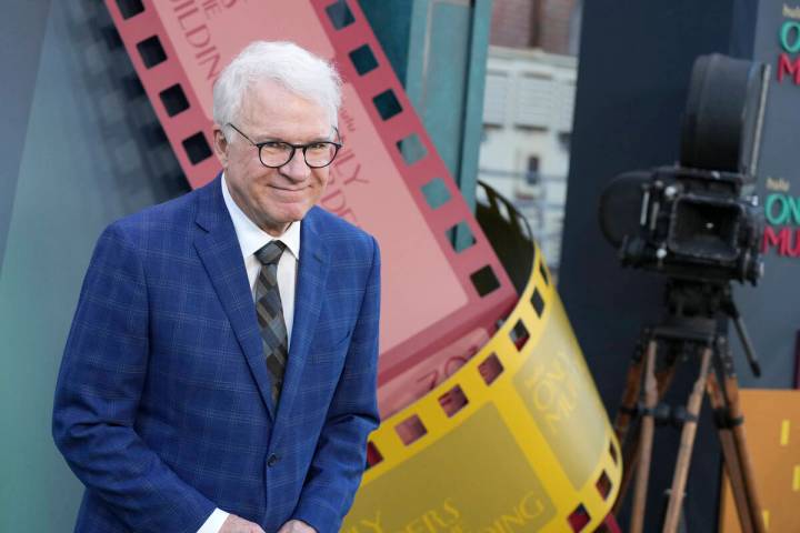 Steve Martin arrives at the premiere of "Only Murders in the Building" at Paramount P ...
