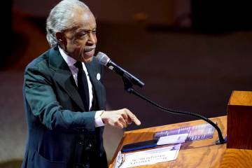 The Rev. Al Sharpton. (Andrew Nelles/The Tennessean via AP, Pool)