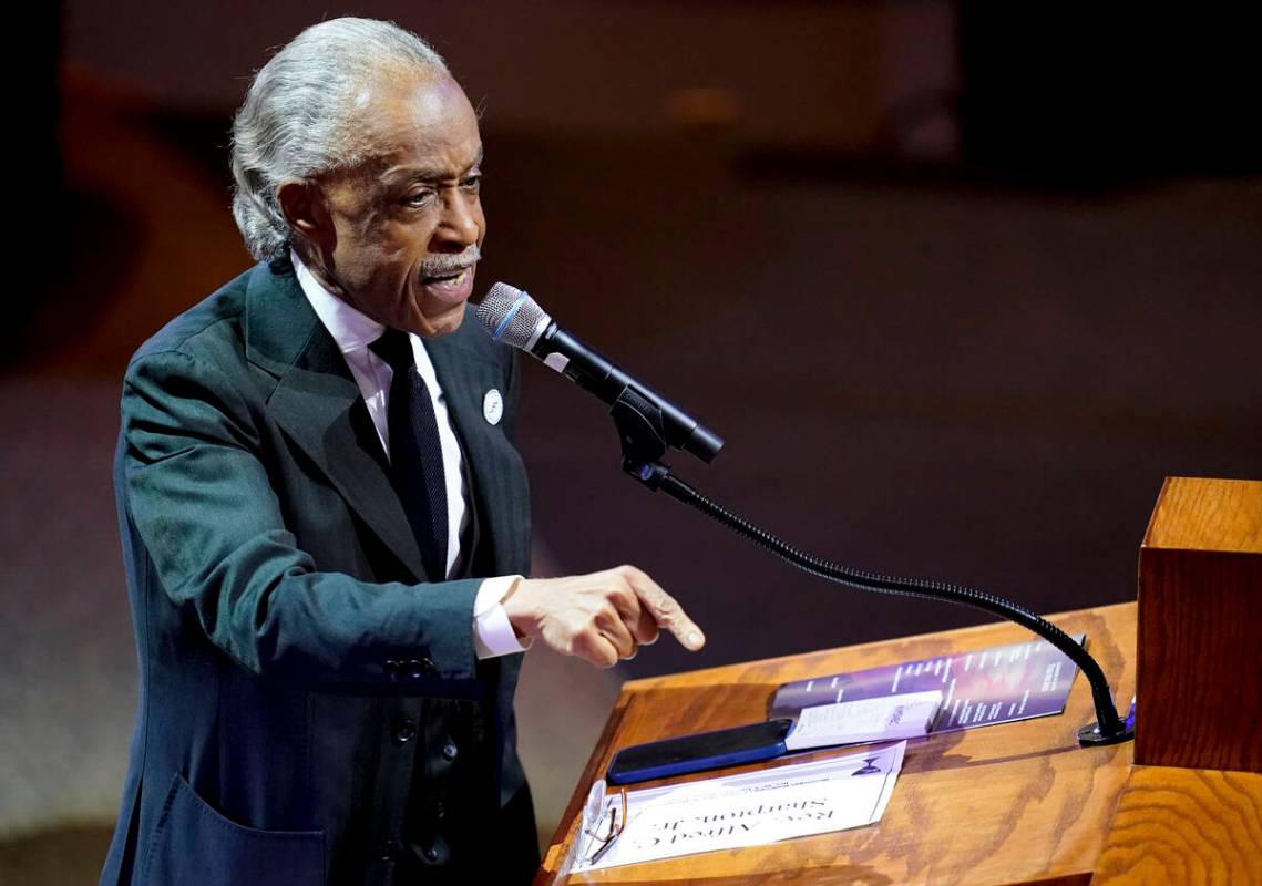 The Rev. Al Sharpton. (Andrew Nelles/The Tennessean via AP, Pool)