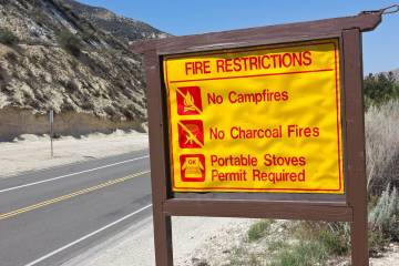 The Stage 1 fire restrictions prohibit building a fire, campfire, or stove fire except by permi ...