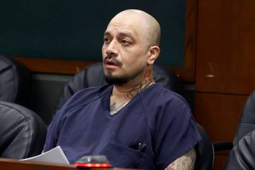 Manuel Ruiz, suspected in a livestreamed Strip shooting that left two dead, appears in court du ...