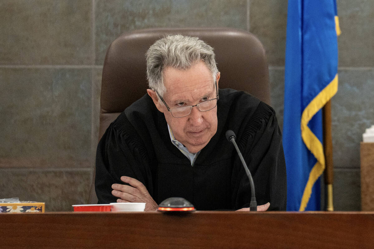 Judge Ronald J. Israel presides over the sentencing of Kevin Menon on Monday, Aug. 4, 2025, in ...