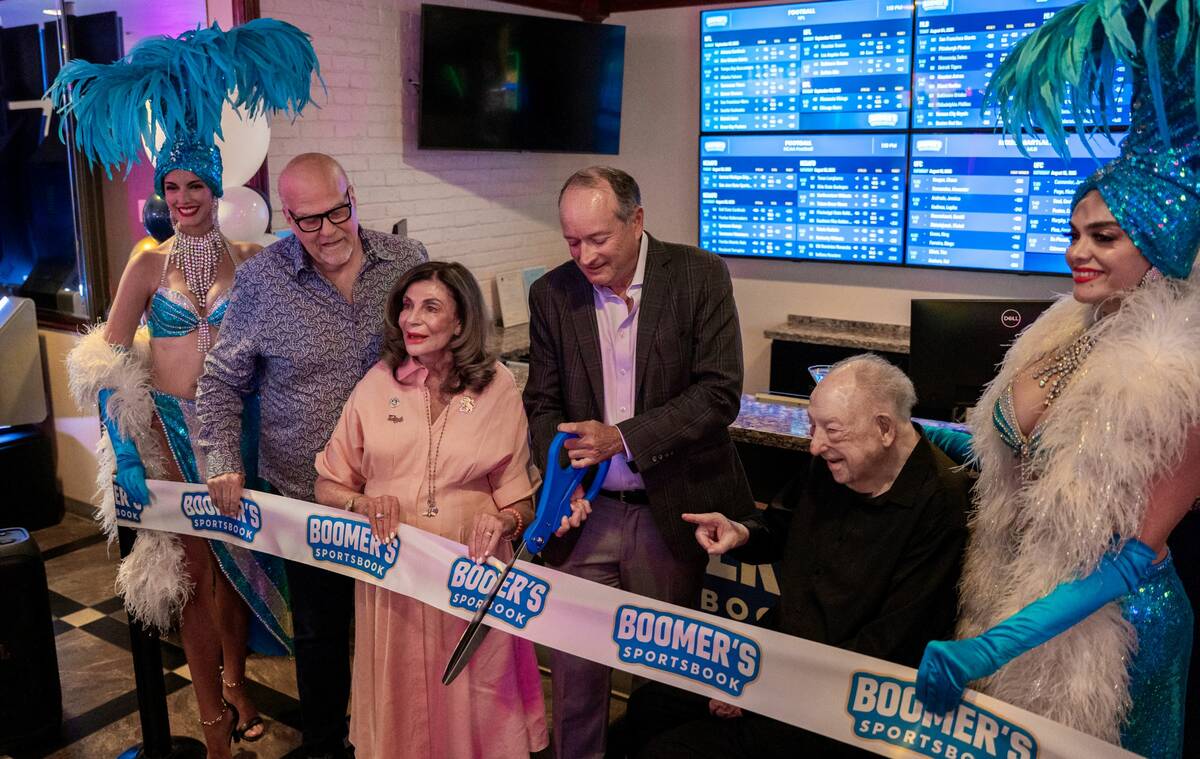 Boomer's Sports Book opened at Ellis Island Casino & Brewery on Monday, Aug. 4, 2025, in Las Ve ...