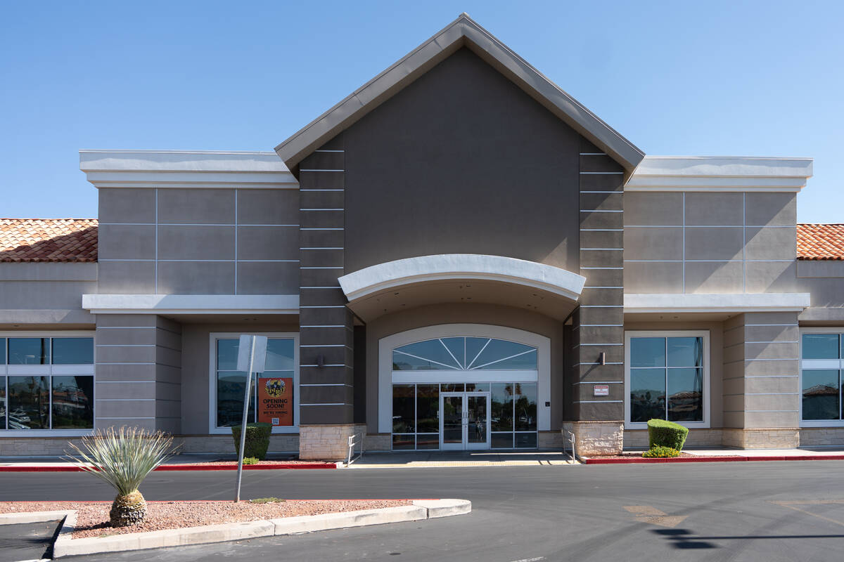 The closed Ashley furniture store at 9200 W. Sahara Ave. in Las Vegas is pictured July 21, 2025 ...