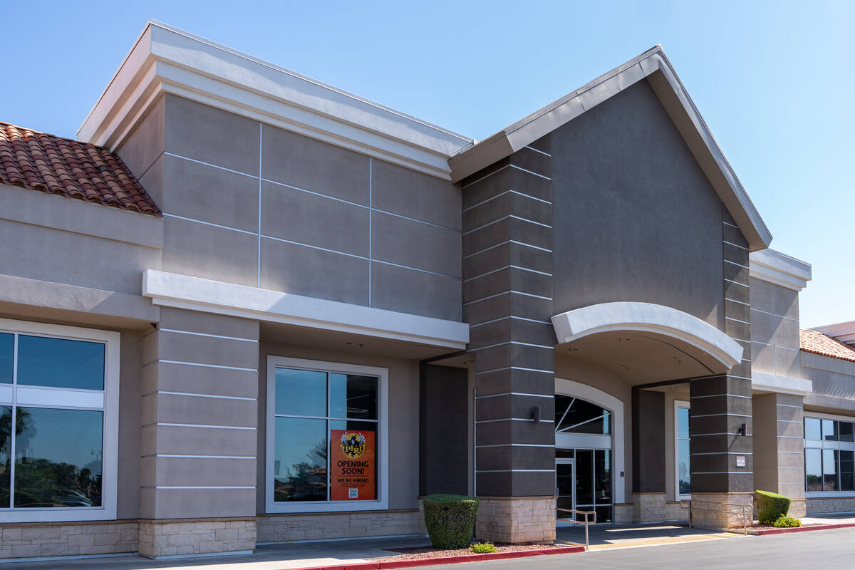 The closed Ashley furniture store at 9200 W. Sahara Ave. in Las Vegas is pictured July 21, 2025 ...