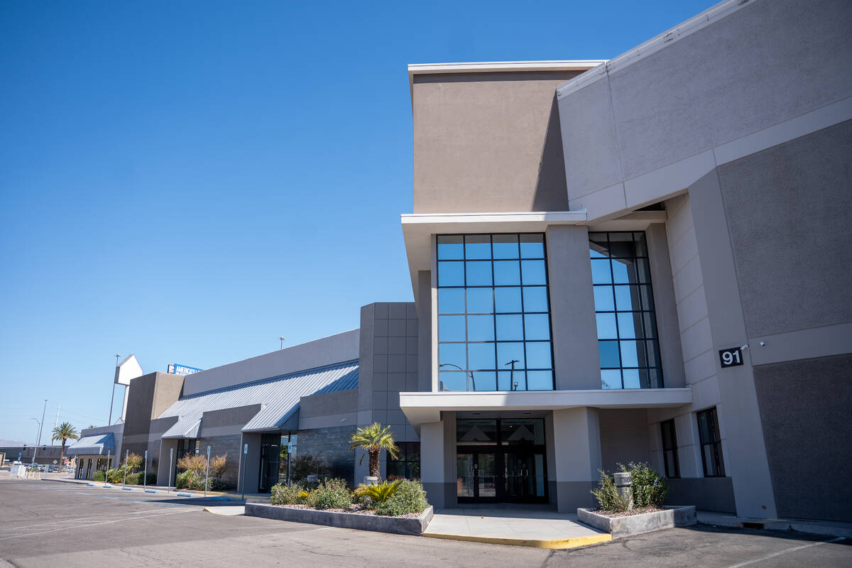 The closed Ashley furniture storefront at 91 S. Martin Luther King Blvd. in Las Vegas is pictur ...