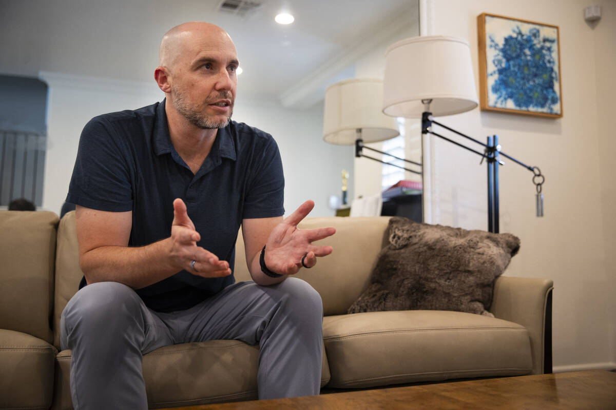 Sam Castor, a Summerlin attorney, talks about suing the Las Vegas Valley Water District over ex ...