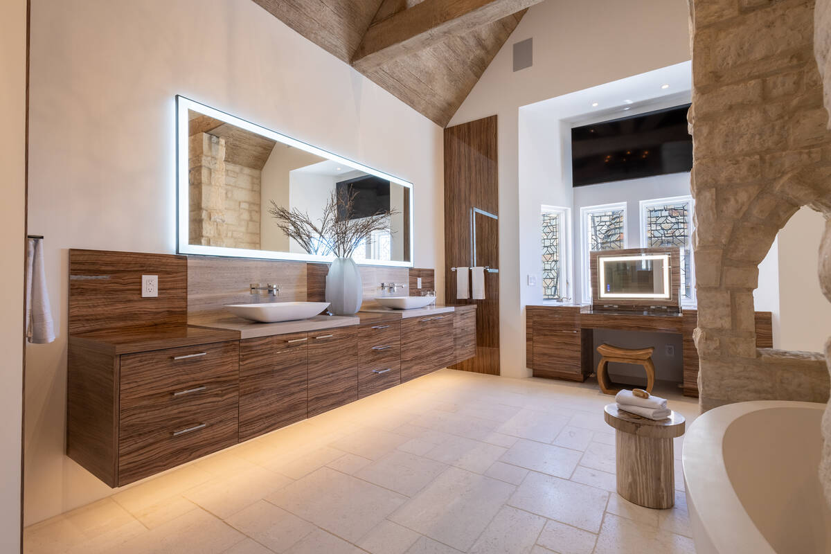A castle-inspired property in Las Vegas, owned by Five Finger Death Punch guitarist and founder ...