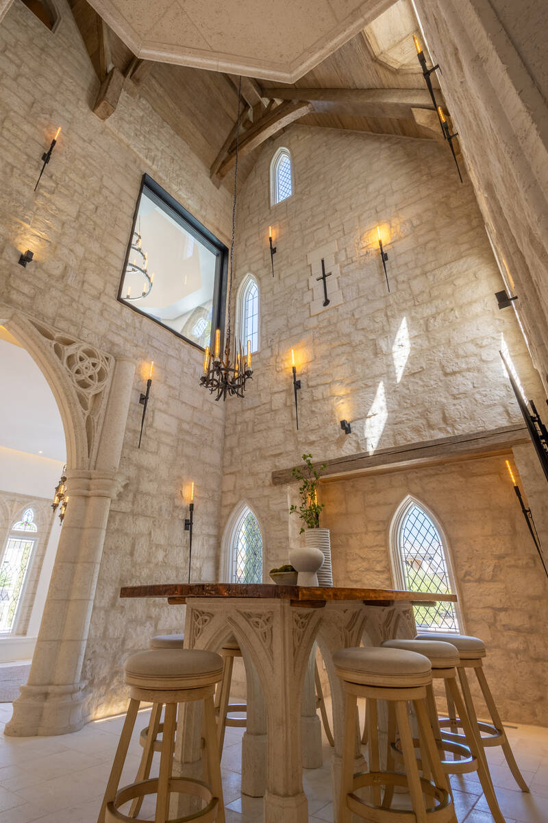 A castle-inspired property in Las Vegas, owned by Five Finger Death Punch guitarist and founder ...