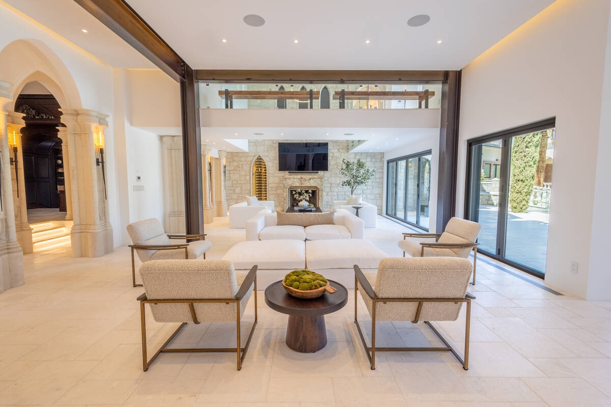 A castle-inspired property in Las Vegas, owned by Five Finger Death Punch guitarist and founder ...