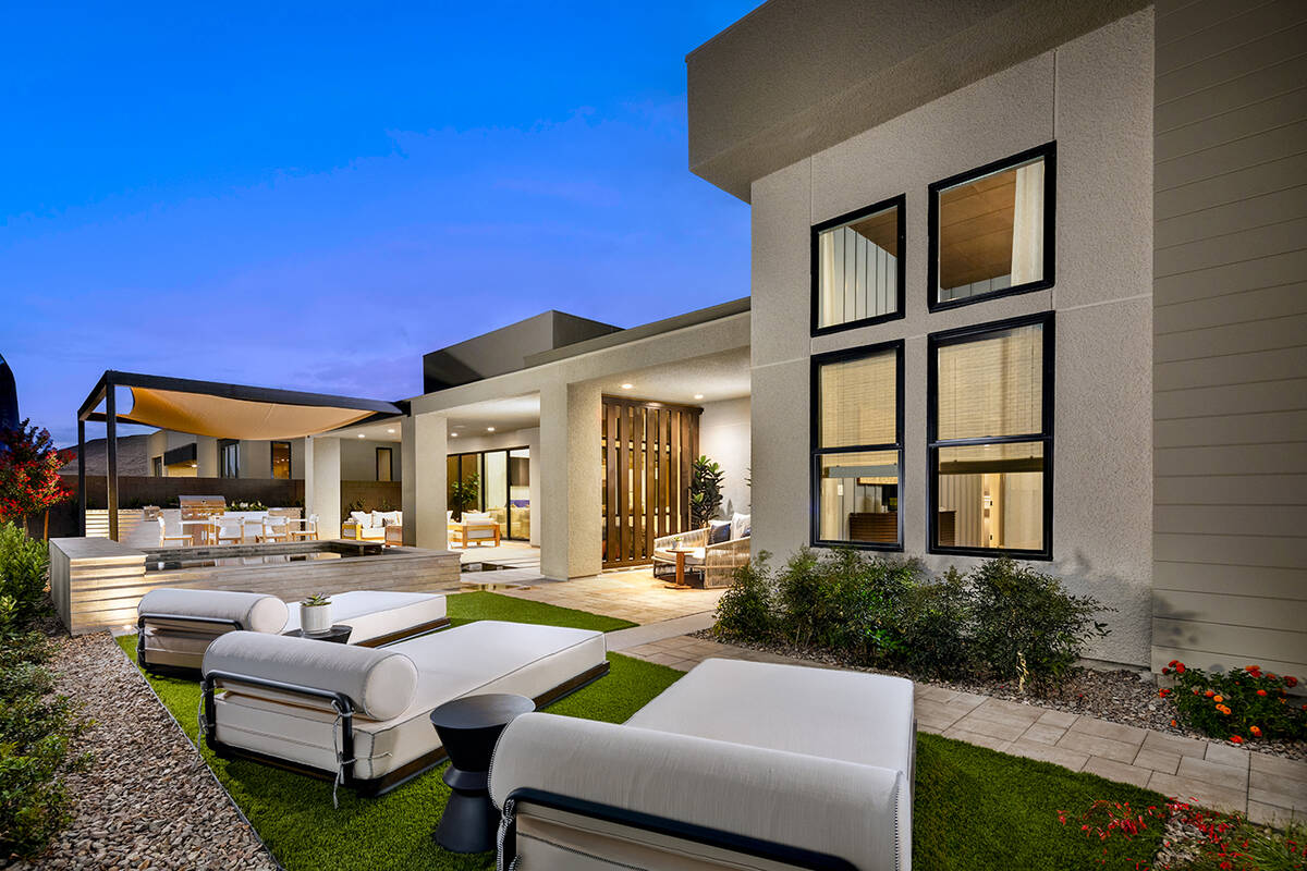 Model homes for three collections at Ascension by Toll Brothers in The Peaks village at Summerl ...