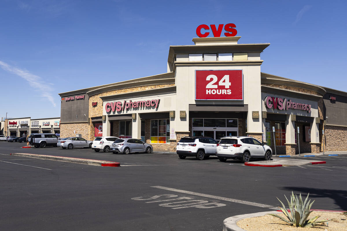 CVS is seen in the Paradise Esplanade retail plaza, at the northeast corner of Harmon Avenue an ...