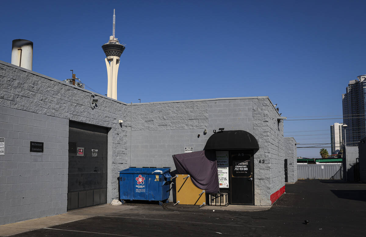 An exterior view of McDermott’s Funeral Home and Cremation Services is seen on Monday, Aug. 1 ...