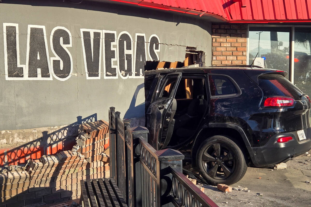 The scene on August 4, 2025, when a Jeep Cherokee slammed into the north-facing side of the Din ...