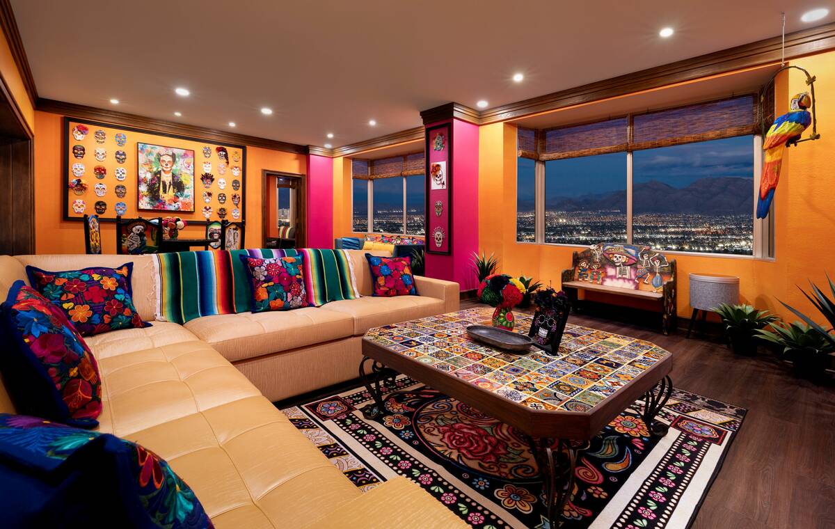 The Day of the Dead suite at Westgate Las Vegas is a 1,125-square-foot space that is “a celeb ...